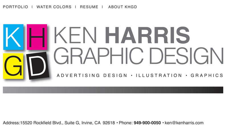 Ken harris Graphic Design orange County California