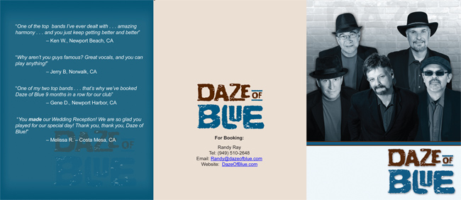 Daze of Blue Design Print
