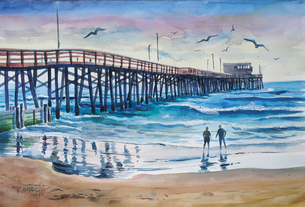 Newport Beach Watercolor